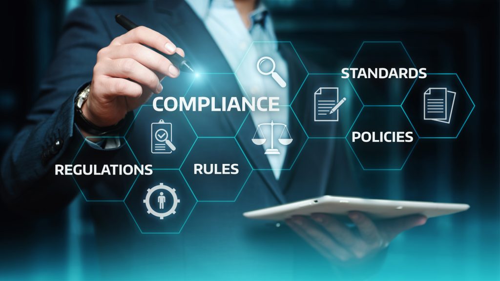 Honeycomb Virtual Screen Highlighting Compliance and Regulation buttons